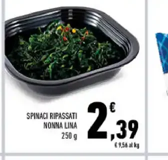 Spinaci ripassati Nonna Lina