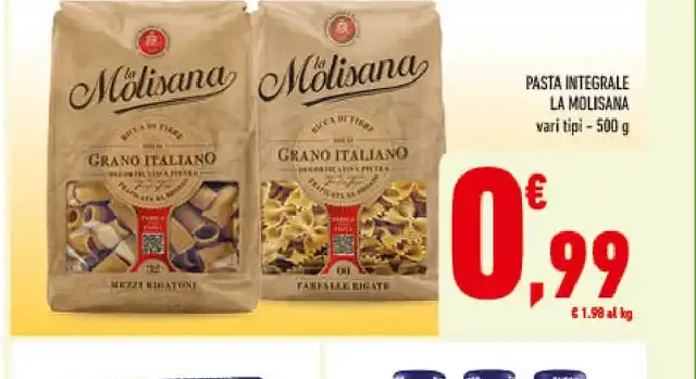 Pasta integrale La Molisana