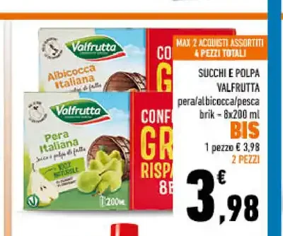 Succhi e polpe Valfrutta