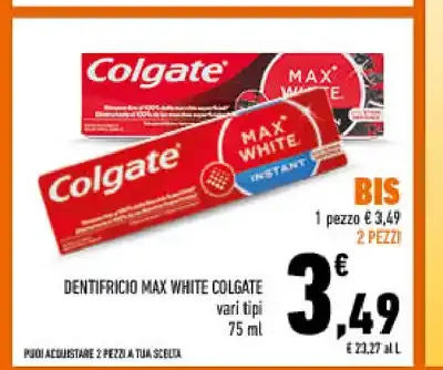 Dentifricio Max White Colgate