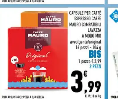 Capsule caffè Mauro
