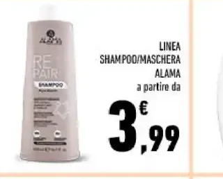 Shampoo maschera linea Alma