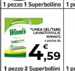 Linea gel tabs lavastoviglie Winnis