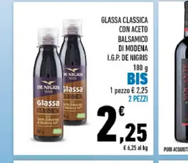 Glassa classica con aceto balsamico