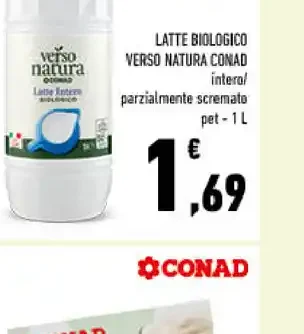 Latte biologico Verso Natura