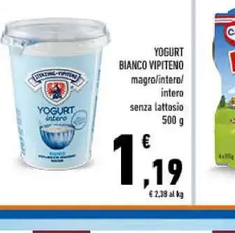 Yogurt bianco Vipiteno