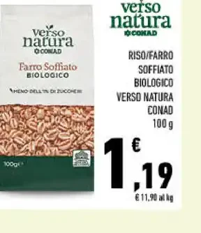 Riso soffiato biologico Verso Natura