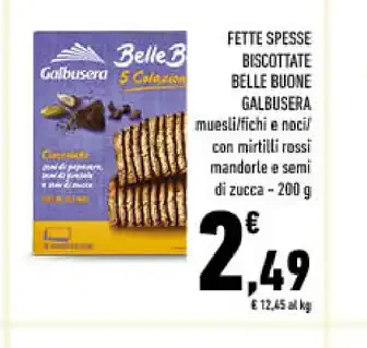 Fette biscottate Belle Buone Galbusera