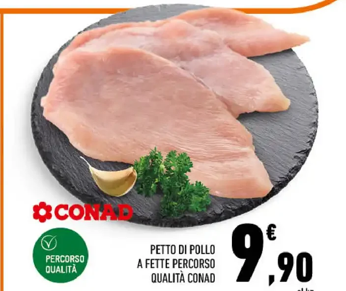 Petto di pollo a fette
