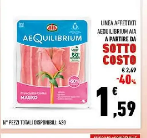 Linea affettati Aequilibrium AIA
