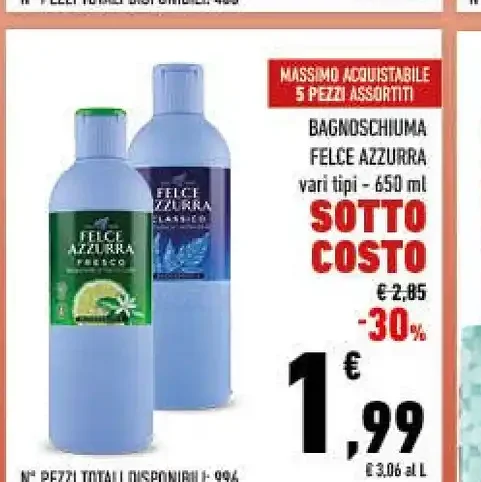 Bagnoschiuma Felce Azzurra
