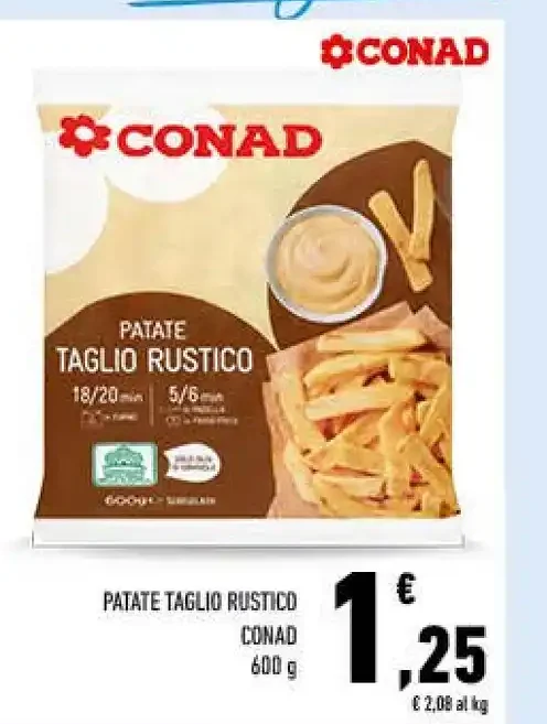 Patate taglio rustico Conad