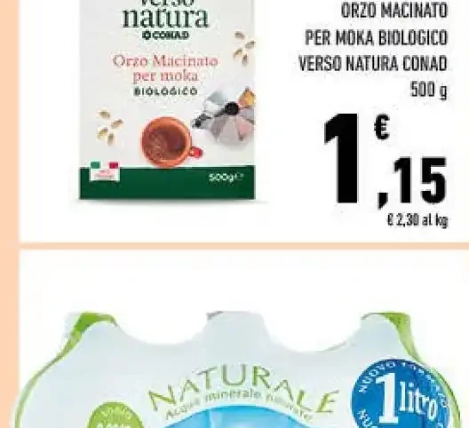 Orzo macinato per moka biologico Verso Natura Conad