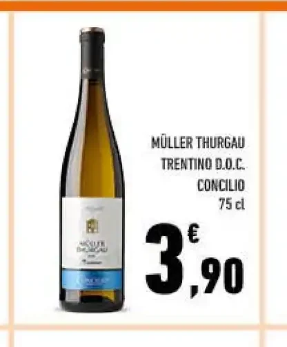 Müller Thurgau Trentino D.O.C. Concilio