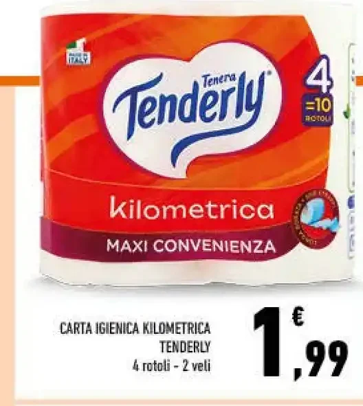 Carta igienica Kilometrica Tenderly