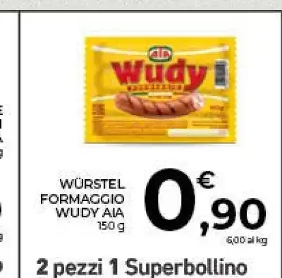 Würstel formaggio Wudy Aia