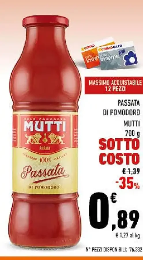Passata di pomodoro Mutti