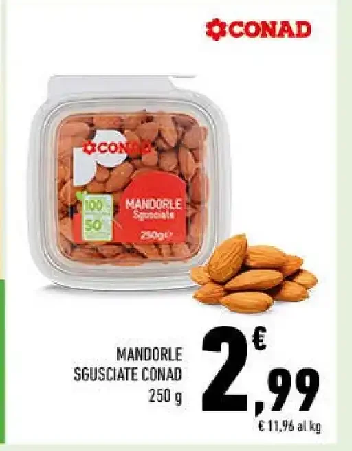 Mandorle sgusciate Conad