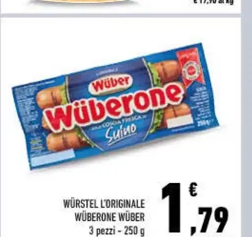 Würstel l'Originale Wüberone Wüber