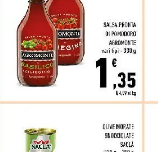 Salsa pronta di pomodoro Agromonte