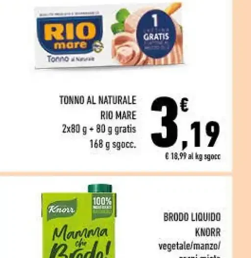 Tonno al naturale Rio Mare