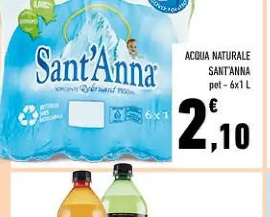 Acqua naturale Sant'Anna