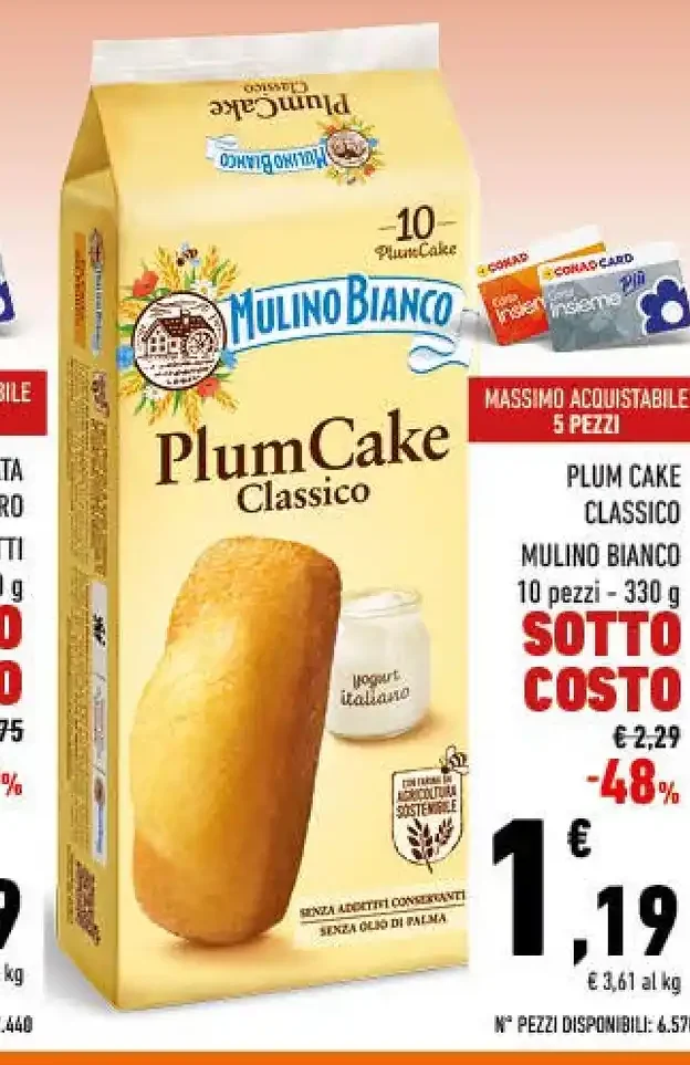 Plum cake classico Mulino Bianco