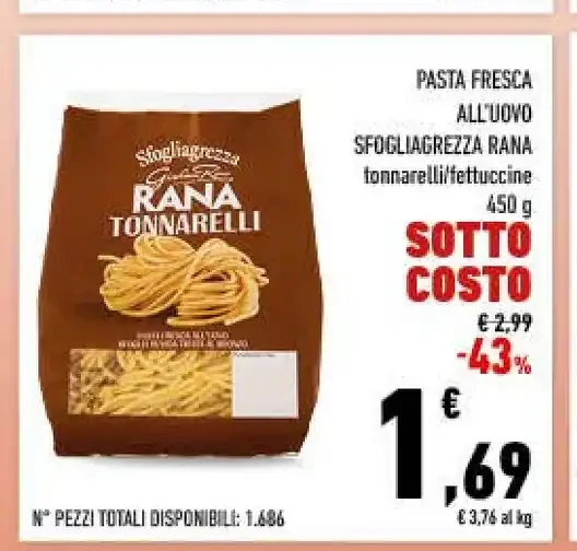 Pasta fresca all'uovo Sfogliagrezza Rana
