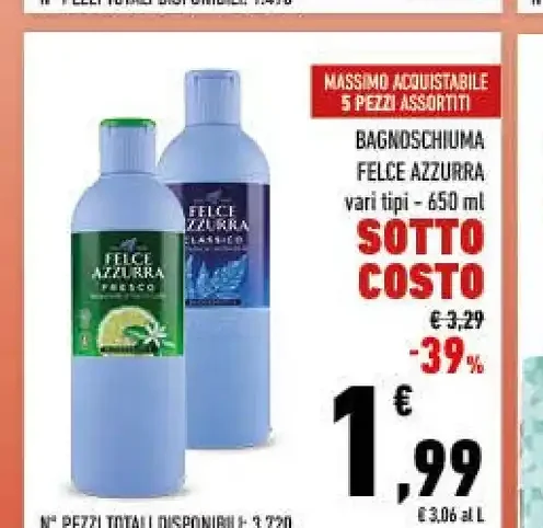 Bagnoschiuma Felce Azzurra