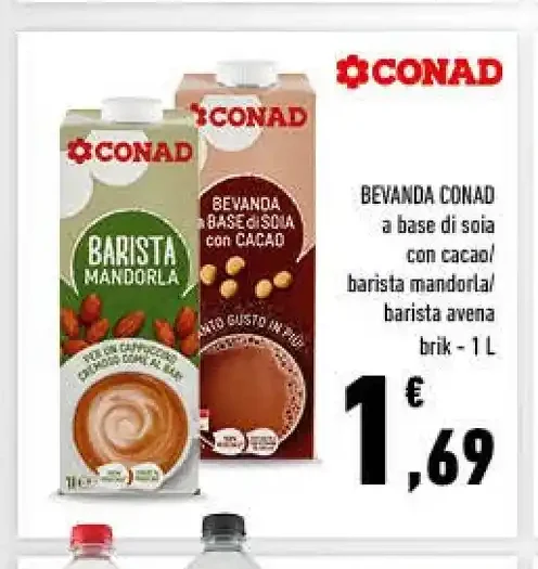 Bevanda Conad a base di soia con cacao