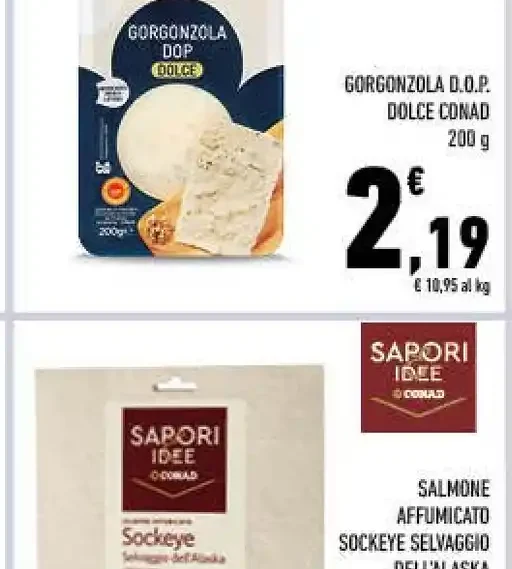 Gorgonzola DOP dolce Conad