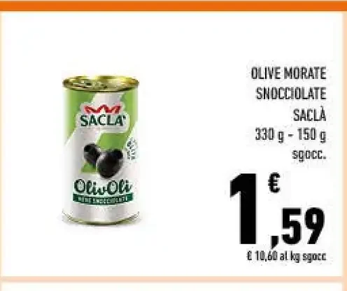 Olive morata snocciolate Saclà