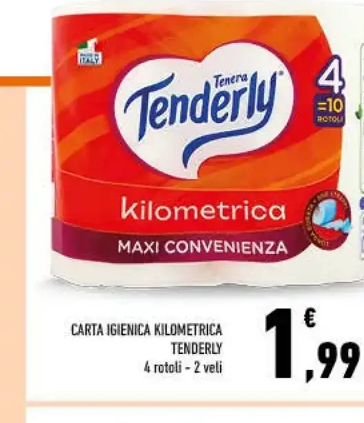 Carta igienica Tenderly Kilometrica