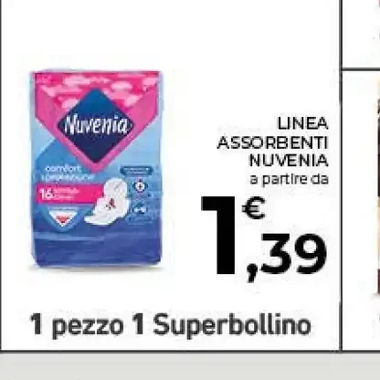 Linea Assorbenti Nuvenia