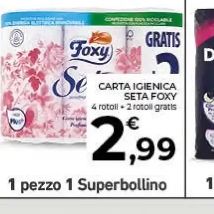 Carta igienica Seta Foxy