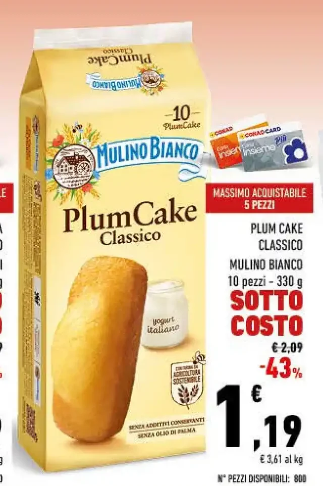 Plum cake classico Mulino Bianco