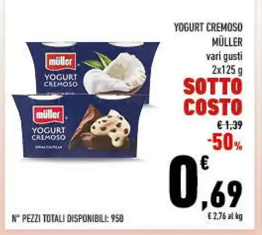 Yogurt cremoso Müller