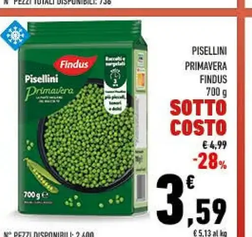 Pisellini Primavera Findus