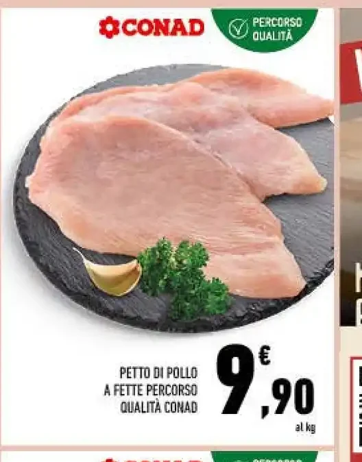 Petto di pollo a fette