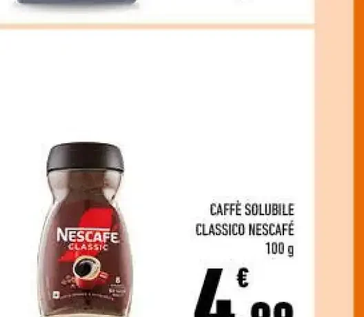 Caffè solubile classico Nescafé