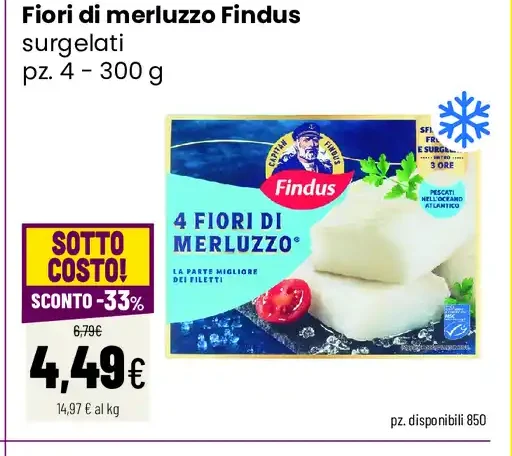 Fiori di merluzzo Findus
