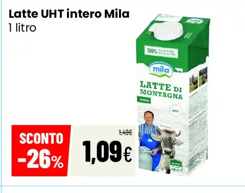 Latte UHT intero