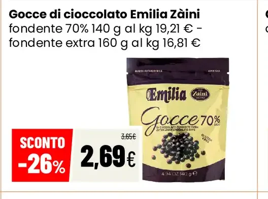 Gocce di cioccolato Emilia Zaini