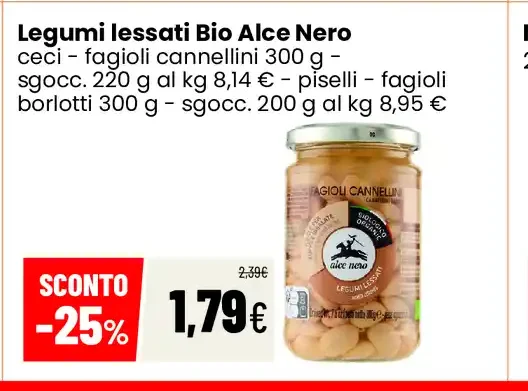 Legumi lessati Bio Alce Nero