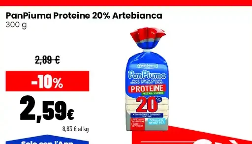 PanPiuma Proteine 20% Artebianca