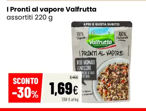 I Pronti al vapore Valfrutta