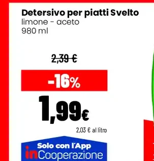Detersivo per piatti Svelto