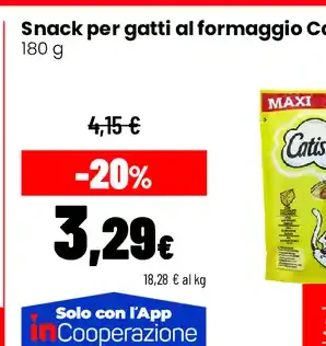 Snack per gatti al formaggio Catisfactions