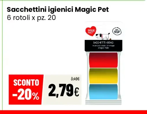 Sacchettini igienici Magic Pet
