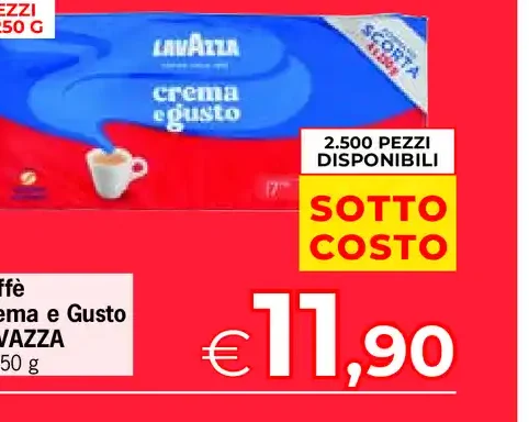 Caffè Crema e Gusto Lavazza